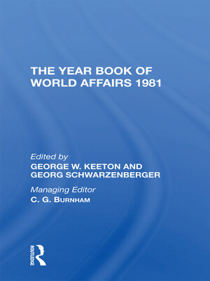 cover image of The Year Book of World Affairs, 1981